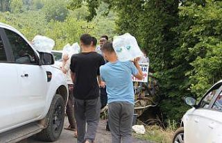 Asya Su ve Kızılay’dan sel bölgesine 35 ton içme...