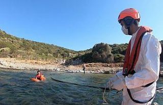 Aydın açıklarında 3 düzensiz göçmen kurtarıldı