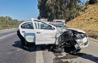 Aydın-İzmir otobanında trafik kazası: 1 yaralı
