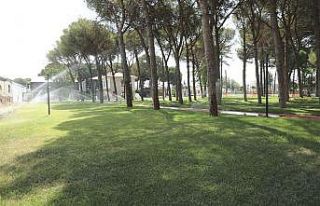 Aydın Tekstil Alanı yağmur suyu ile hayat buluyor