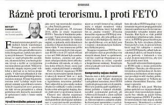 Bakan Çavuşoğlu’nun darbe girişimi makalesi...