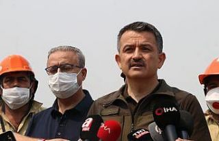 Bakan Pakdemirli: "Mersin ve Hatay’daki yangınlar...