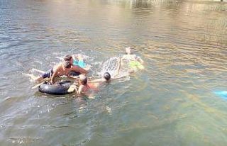 Baraj gölünde tehlikeli serinlik