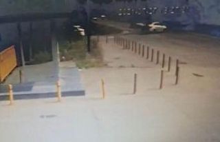 Bartın’da feci kaza güvenlik kameralarına yansıdı