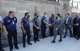 Başkan Ahmet Aras, personeli İle bayramlaştı