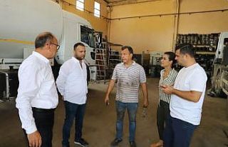 Başkan Akın çalışmaları yerinde inceledi