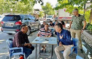Başkan Arslan, sorunları dinliyor