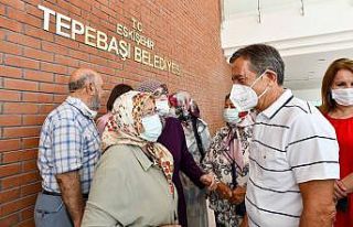 Başkan Ataç şehit aileleri ve gaziler bir araya...