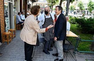 Başkan Ataç’tan kent esnafına ziyaret