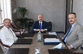 Başkan Aydıner, Bakan Karaismailoğlu ile bir araya...