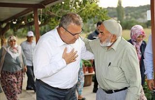 Başkan Çerçi Yuntdağı’nda incelemelerde bulundu