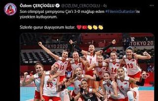 Başkan Çerçioğlu filenin sultanlarını tebrik...