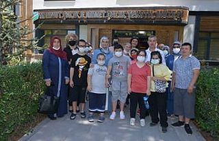 Başkan Çınar, down sendromlu çocukları ağırladı