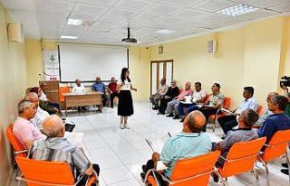 Başkan Çınar, muhtarlar korosunun provalarını...
