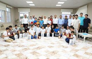 Başkan Güder, hafızlık icazet merasimine katıldı