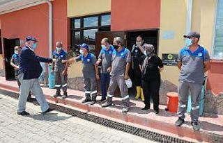 Başkan Kurt personeli ile bayramlaştı