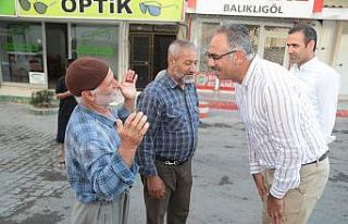 Başkan Kuş saha çalışmalarını sürdürüyor