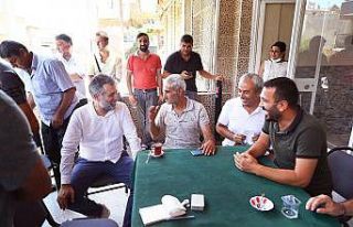 Başkan Sandal, Onur Mahallesi’nde esnafı ziyaret...