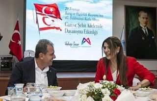 Başkan Seçer, şehit yakınları ve gazilerle bir...