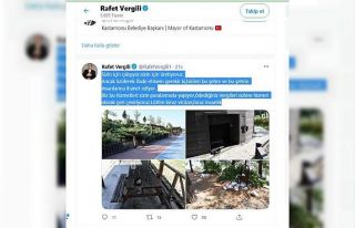 Başkan Vergili tepki gösterdi