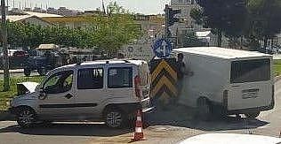 Batman eski havaalanı kavşağında kaza, iki yaralı