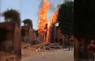 Batman keresteciler sitesinde yangın