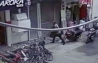 Batman’da sigara hırsızı güvenlik kamerasına...