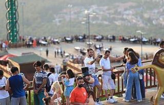 Bayram tatilinin gözdesi Pamukkale oldu