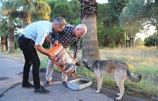 Bayramda can dostlar unutulmadı