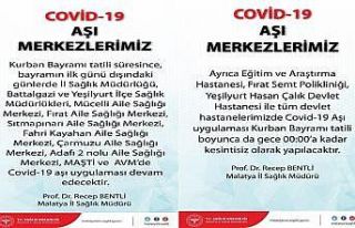 Bayramda da aşılama devam edecek