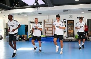 Beşiktaş denge ve kondisyon çalıştı