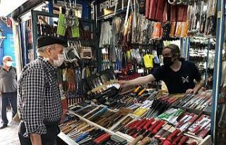 Bıçakçı esnafı yoğunluğun çözümünü numaralandırmada...