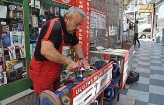 Bıçakçılarda kurban mesaisi başladı