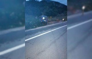Bilecik’te araç ormana daldı: 1 yaralı
