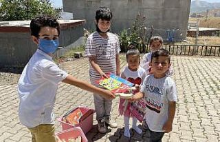 BİLSEM öğrencileri yaptıkları ahşap oyuncakları...