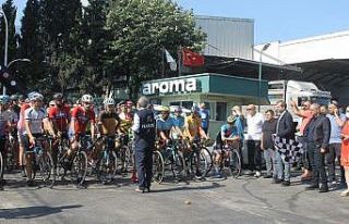 Bisiklet tutkunları Gürsu’nun doğasında yarıştı