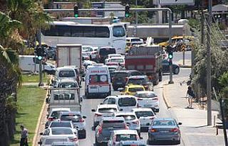 Bodrum’da trafik kaosu yaşanıyor