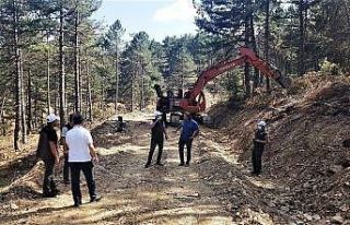 Bölge Müdürlüğü orman yol ağını genişletiyor