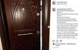 Boşanmak üzere olduğu eşinin kapsına dayanan...