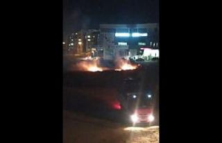 Bursa’da eğlence uğruna çalılıkları yaktılar