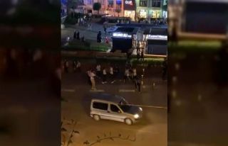 Bursa’da meydan kavgası kamerada