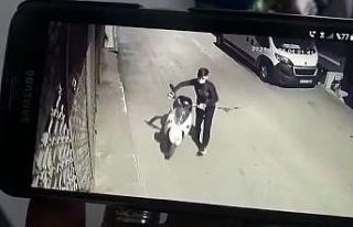 Bursa’da saniyeler içerisindeki motosiklet hırsızlığı...