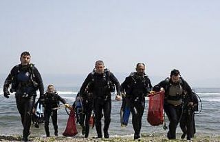 Bursagaz çevre takımı, müsilaj ve çöp temizliği...