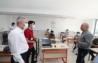 Büyükgöz’den kursiyerlere ziyaret