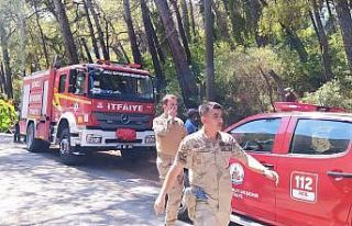 Büyükşehir itfaiye ekipleri canla başla görev...