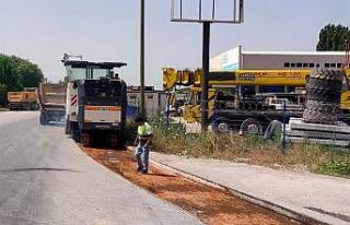 Büyükşehir’den 30 bin ton sıcak asfalt