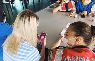 Çalışan kadınlara KADES anlatıldı