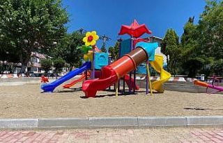 Çan’da parklar yenilendi