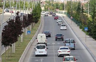 Çankırı’da bayram dönüşü trafiği başladı