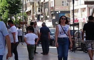 Çankırı’da maske ve mesafe kuralı unutuldu